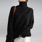 Tessa soft turtleneck sweater in a relaxed fit, image 4