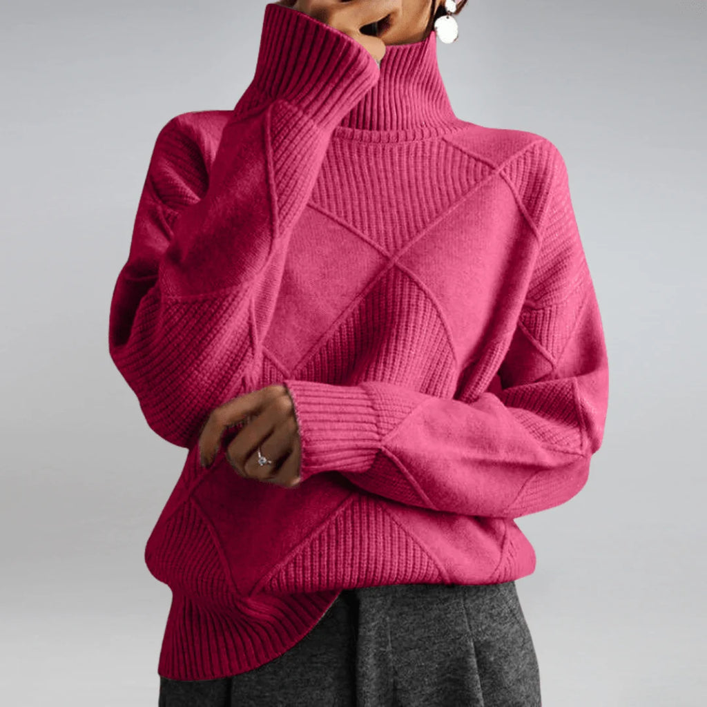 Tessa soft turtleneck sweater in a relaxed fit, image 7
