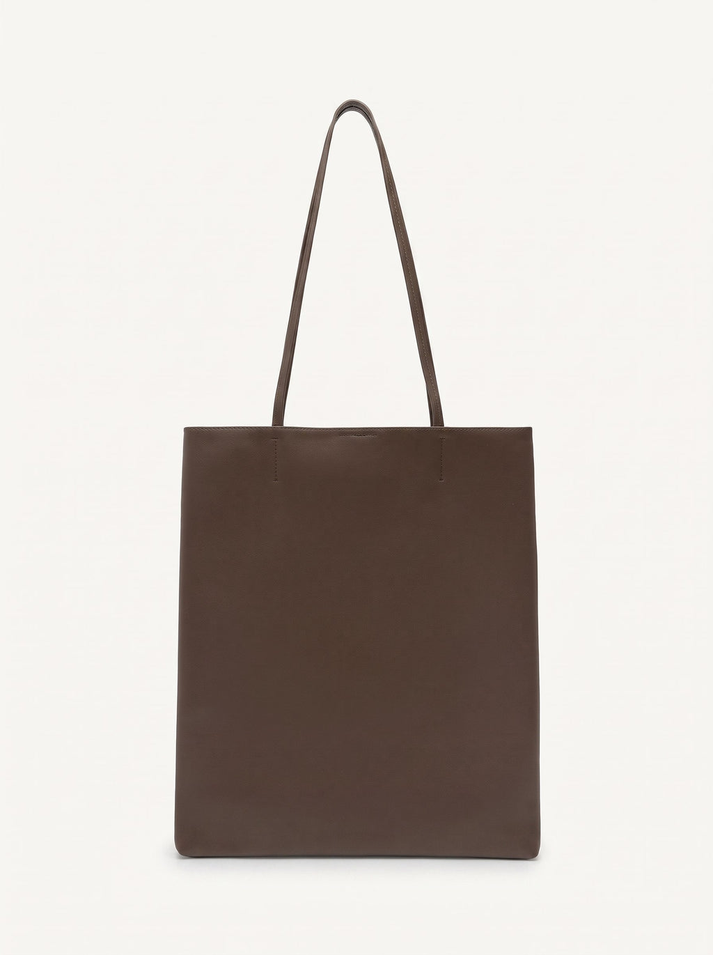 Thea walnut shoulder bag front