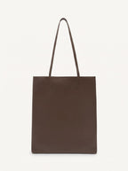 Thea walnut shoulder bag front