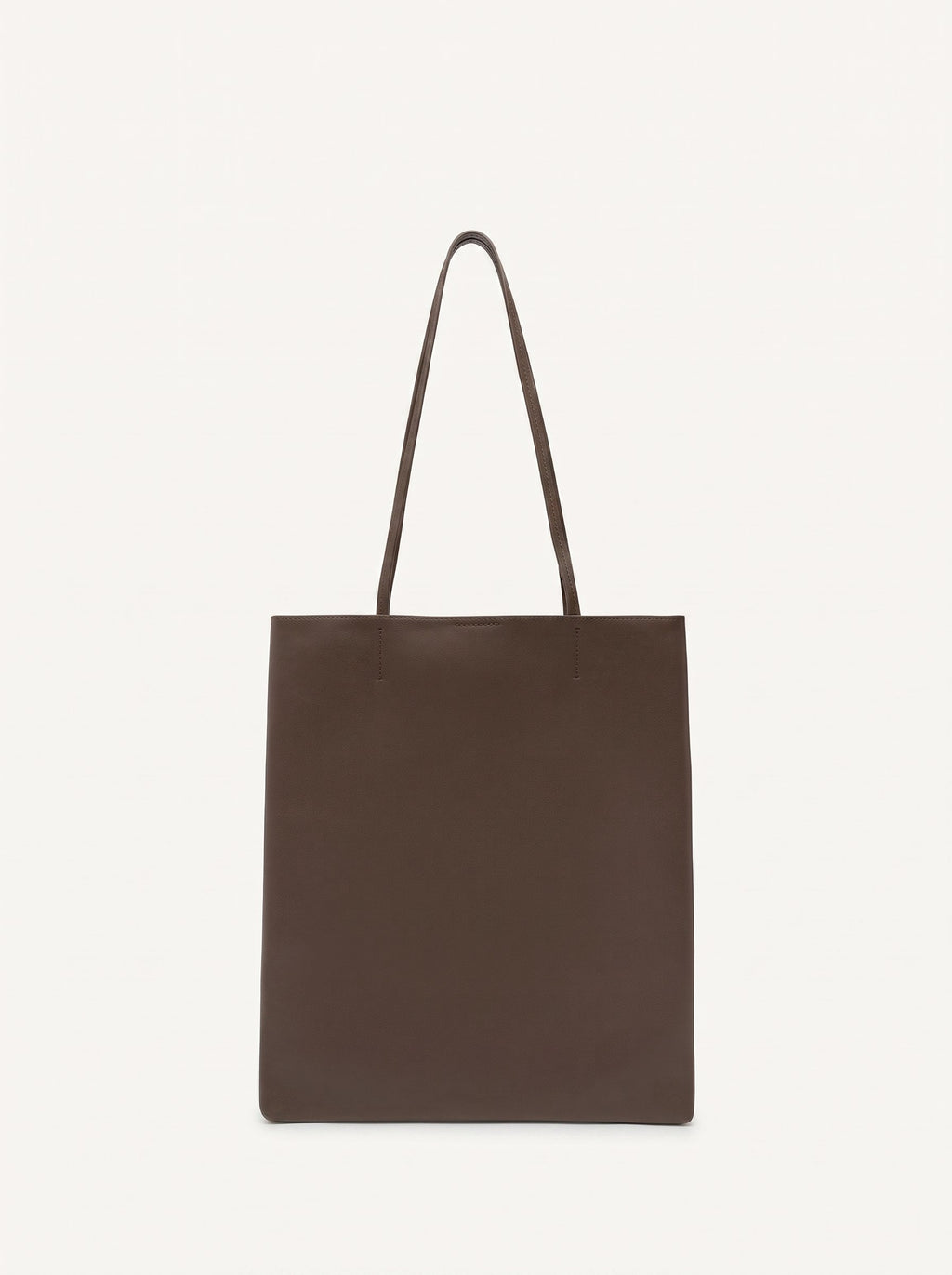 Thea walnut shoulder bag hanging