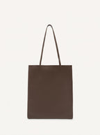 Thea walnut shoulder bag hanging