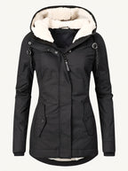 Tivona hooded parka black