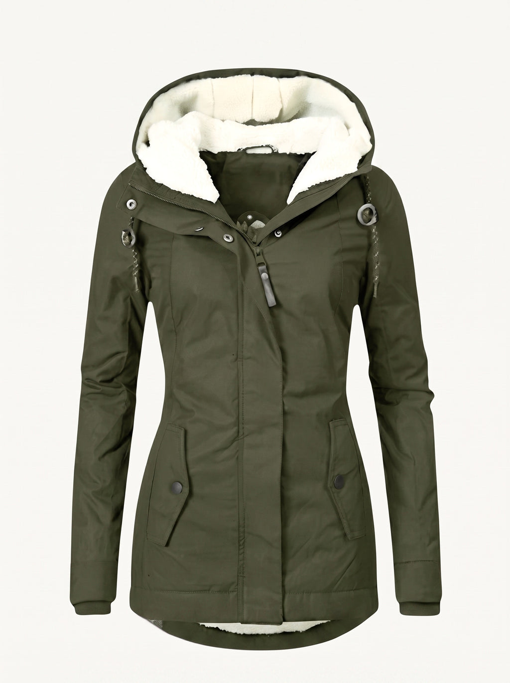 Tivona hooded parka green