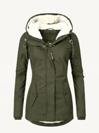 Tivona hooded parka green