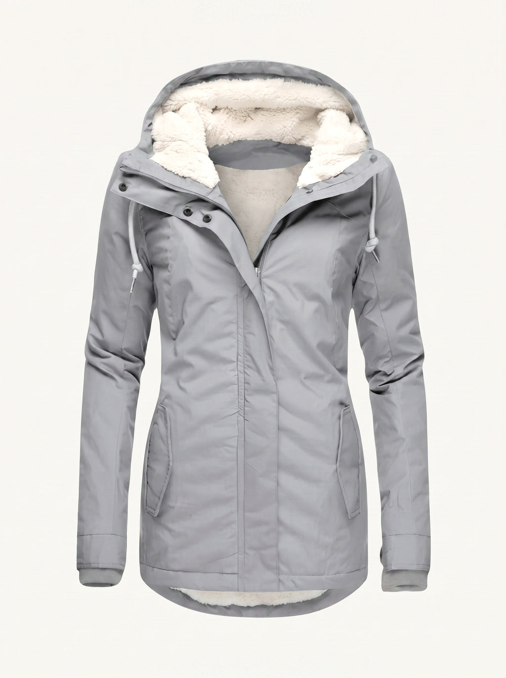 Tivona hooded parka grey
