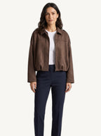 Vivienne suede jacket coffee