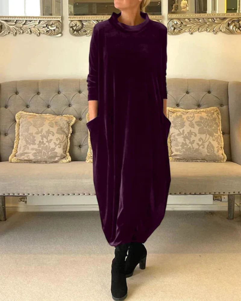 Wintera plush velvet dress, second colourway