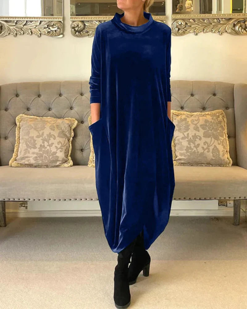 Wintera plush velvet dress, fourth colourway
