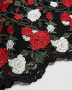 Zinnia Floral Lace Tulip Dress - fabric detail