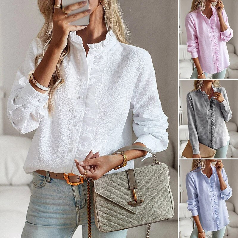 Agnete | Chic Striped Blouse