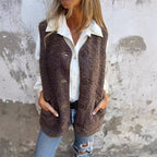 Lizzy | Women's Autumn Button-down Short Warm Vest