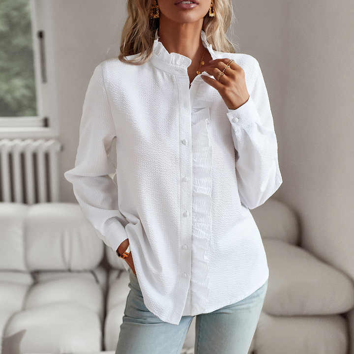 Agnete | Chic Striped Blouse