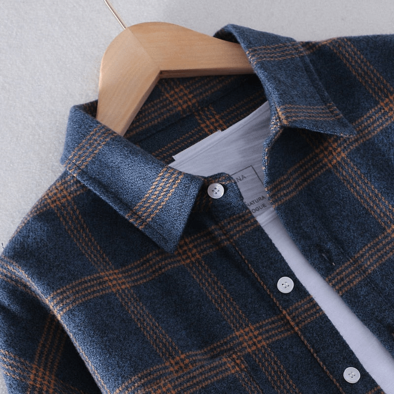 Erik | Men's Checkered Casual Button-Down Shirt